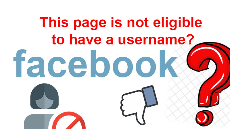 This page is not eligible to have a username