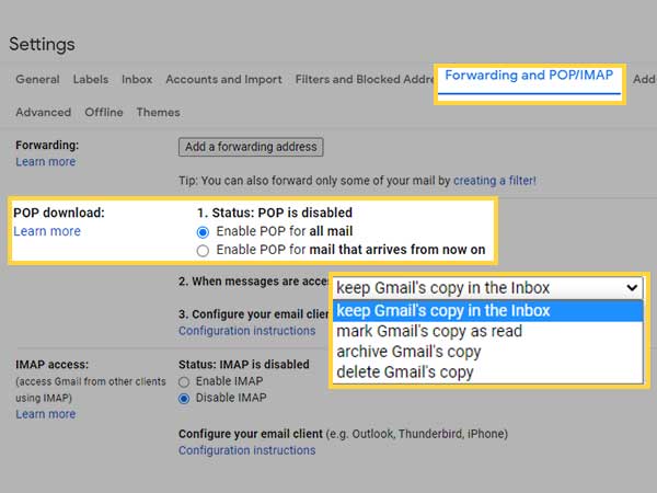 Gmail Settings