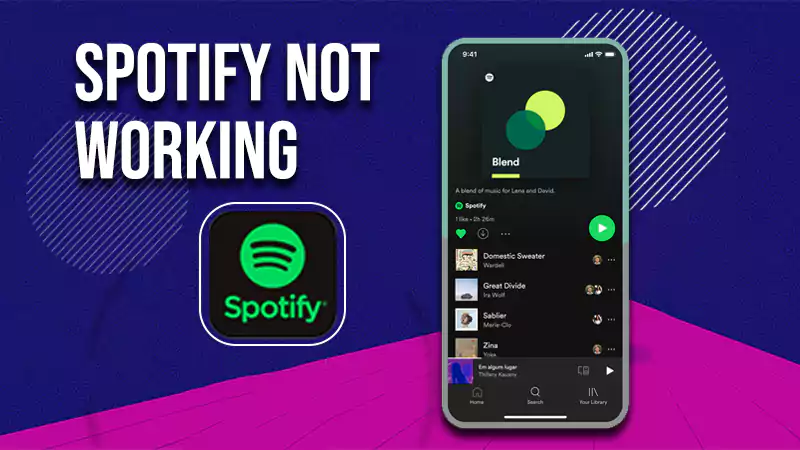 Outage of Spotify