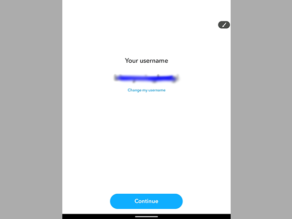 confirm your username