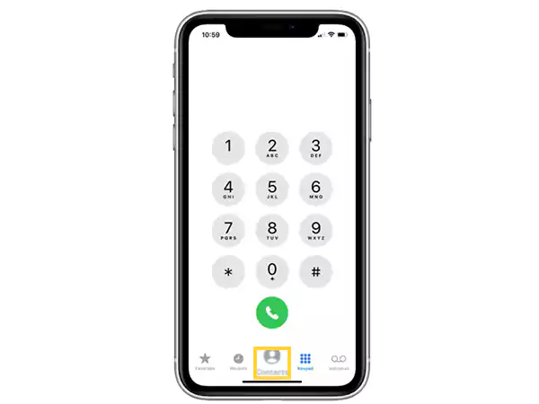 Phone’s dial-pad
