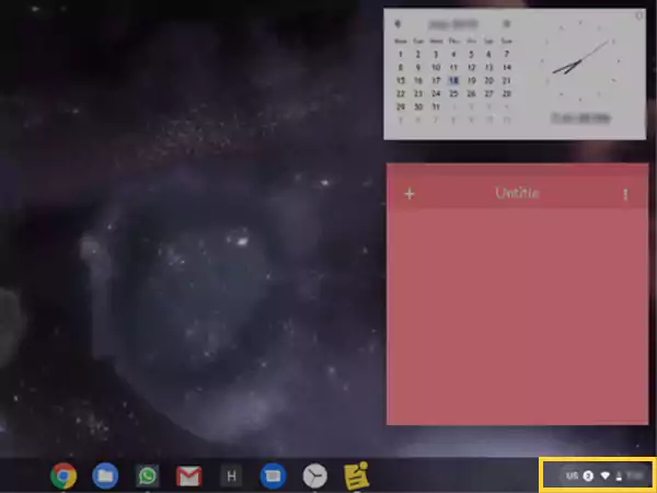 network section Chromebook