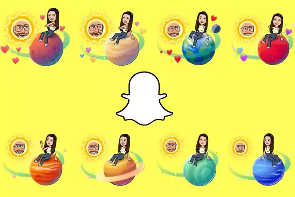 Snapchat planets in order